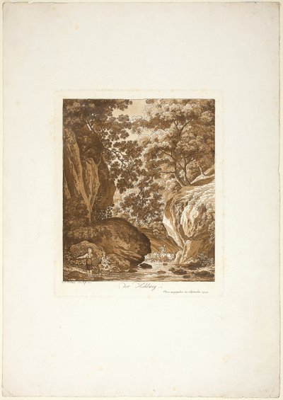 Wąwóz autorstwa Jacob Wilhelm Mechau