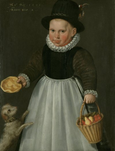 Portret małego chłopca autorstwa Jacob Willemsz. Delff (I)
