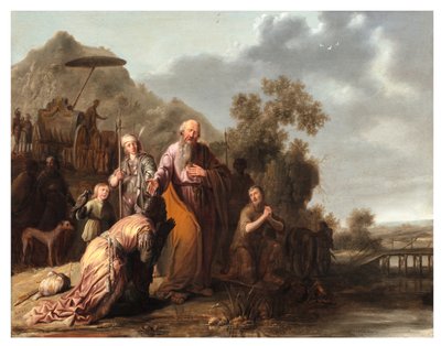 Chrzest eunucha, ok. 1632 (olej na desce) autorstwa Jacob Willemsz de (c.1630 after 1675) Wet