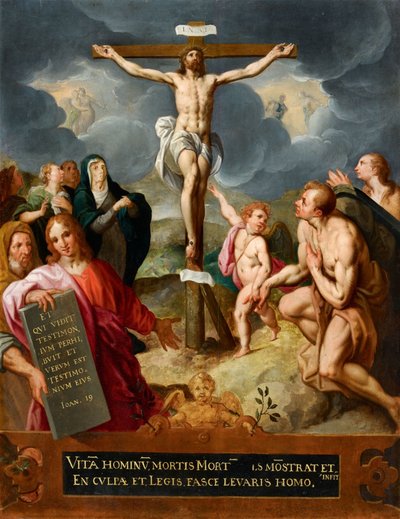 Chrystus na krzyżu autorstwa Jacob de Backer
