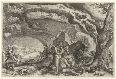 Sabat czarownic autorstwa Jacob de Gheyn (II) (attributed to workshop of)