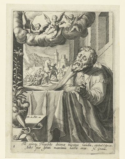 Paweł jako skruszony grzesznik Ośmiu skruszonych grzeszników ze Starego i Nowego Testamentu (tytuł serii) autorstwa Jacob de Gheyn (II) (workshop of)
