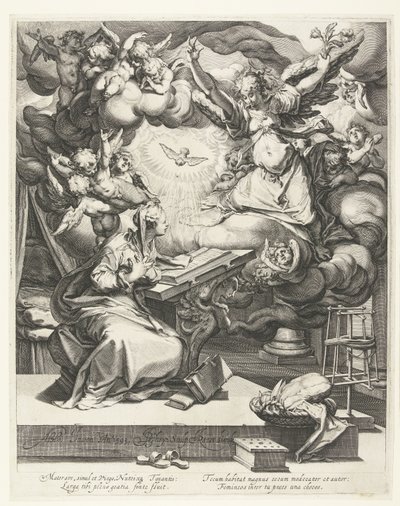 zwiastowanie autorstwa Jacob de Gheyn (II)