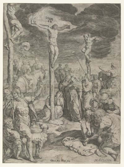 Ukrzyżowanie autorstwa Jacob de Gheyn (II)