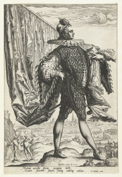 Oficerowie w dubletach Peascod Vaandrig autorstwa Jacob de Gheyn (II)