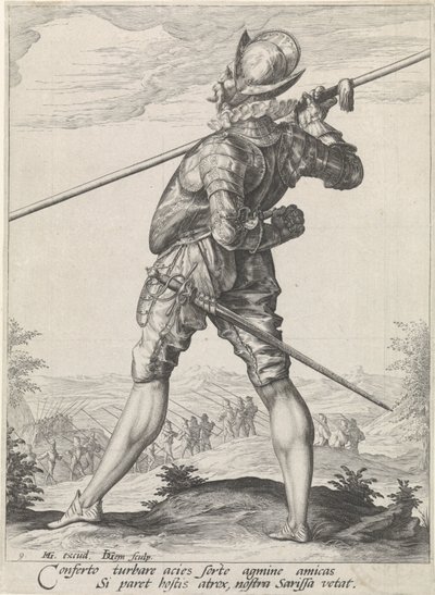 Pieker Oficerowie i żołnierze (tytuł serii) autorstwa Jacob de Gheyn (II)