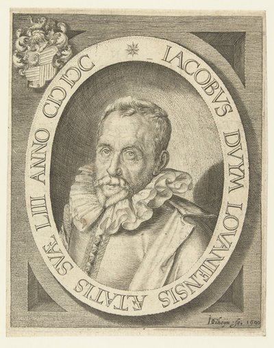 Portret Jacobusa Duyma w wieku 53 autorstwa Jacob de Gheyn (II)