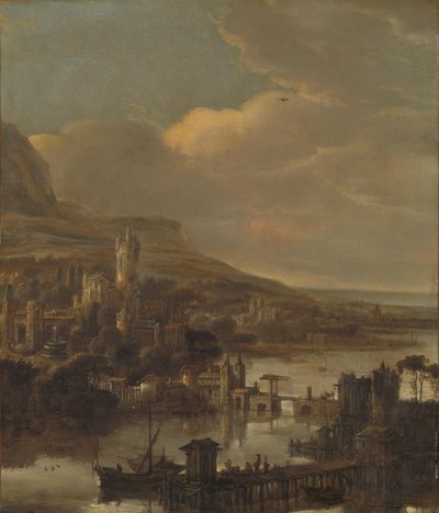Widok na rzekę autorstwa Jacob de Wet (I) (attributed to)