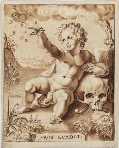 Alegoria nietrwałości. Homo Bulla autorstwa Jacob de Wit
