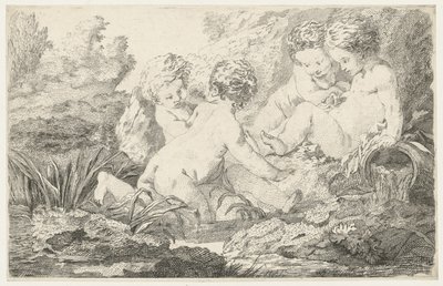 Allegoryczna grupa dzieci autorstwa Jacob de Wit