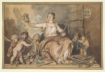 Alegoria wojny i pokoju autorstwa Jacob de Wit