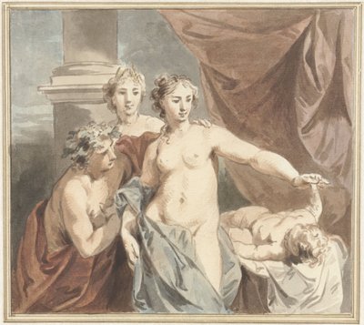 Ceres, Wenus, Bachus i śpiący Amor autorstwa Jacob de Wit