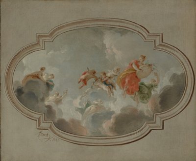 Flora i Zefir, 1743. autorstwa Jacob de Wit