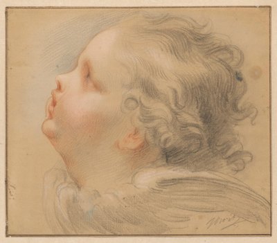 Po lewej głowa cherubinka autorstwa Jacob de Wit
