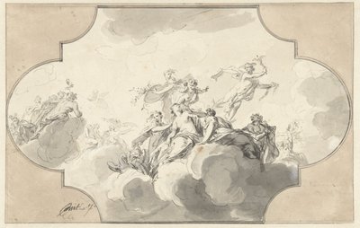 Merkury kradnie pas Wenus autorstwa Jacob de Wit