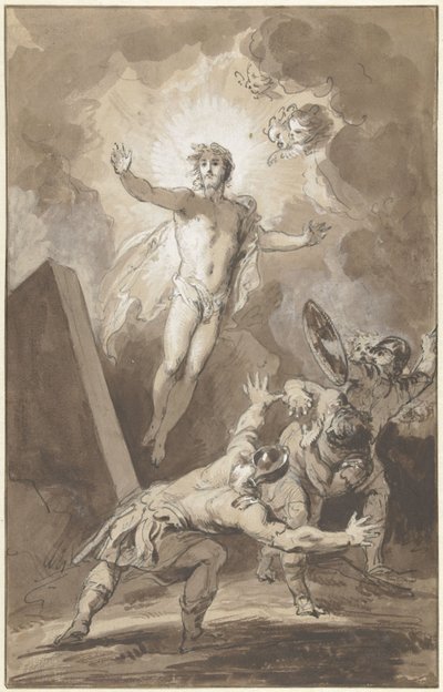 Zmartwychwstanie Chrystusa autorstwa Jacob de Wit
