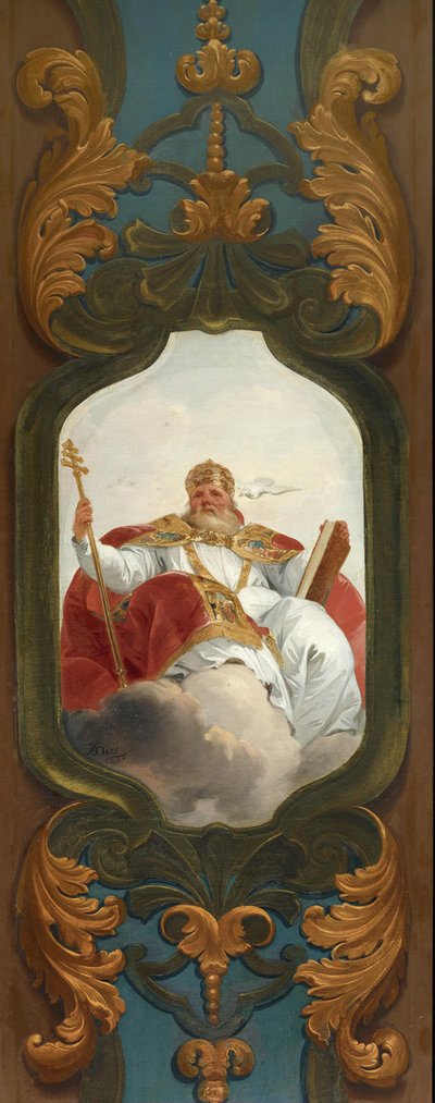Papież Grzegorz Wielki, ojciec Kościoła autorstwa Jacob de Wit