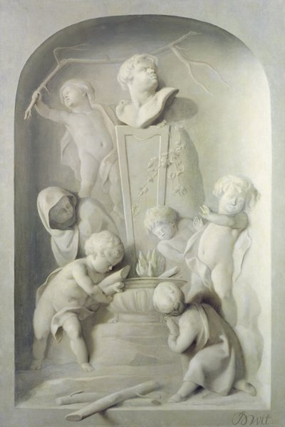 Zima, 1752 autorstwa Jacob de Wit