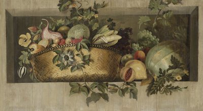 Martwa natura z owocami i girlandami kwiatów autorstwa Jacob van Campen
