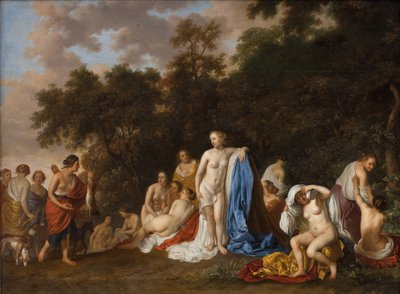 Diana i jej Nimfy autorstwa Jacob van Loo