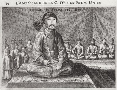 Portret starego namiestnika, z relacji ambasady holenderskiej w Chinach, 1665 autorstwa Jacob van Meurs