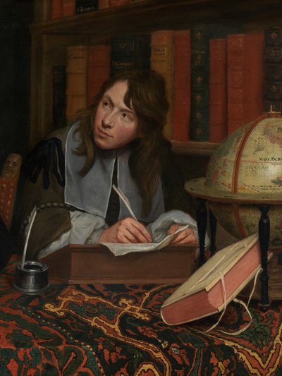 Fragment portretu teologa z jego sekretarzem autorstwa Jacob van Oost