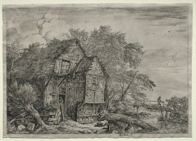 Mały Most. autorstwa Jacob van Ruisdael