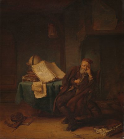 Filozof w swoim gabinecie autorstwa Jacob van Spreeuwen