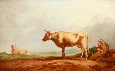 Krowy na pastwisku autorstwa Jacob van Strij