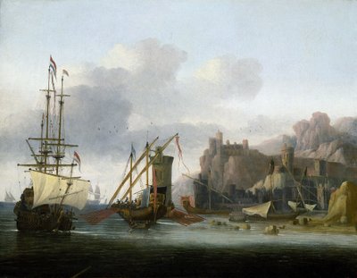 Nawigacja po cieśninie Bosfor autorstwa Jacob van der Croos