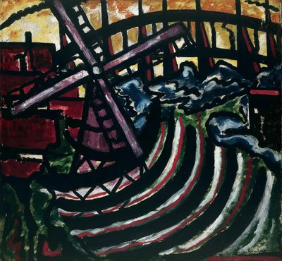 Młyn holenderski, 1916. autorstwa Jacoba Berendina van Heemskerck van Beest