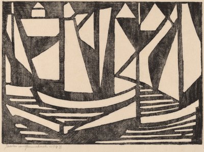 Łodzie, 1915. autorstwa Jacoba van Heemskerck van Beest