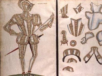 Zbroja dla hrabiego Essex, ok.1589 autorstwa Jacobe Halder