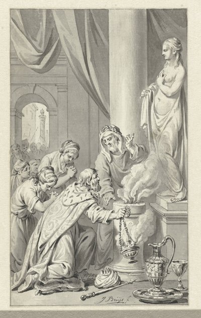 Bałwochwalstwo Salomona autorstwa Jacobus Buys