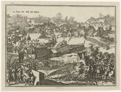 Podbój S. Jean de Pié de Porc autorstwa Jacobus Harrewijn