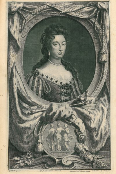 królowa Maria autorstwa Jacobus Houbracken