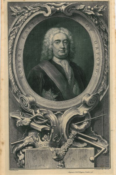 Robert, hrabia Orford, 1746 autorstwa Jacobus Houbracken
