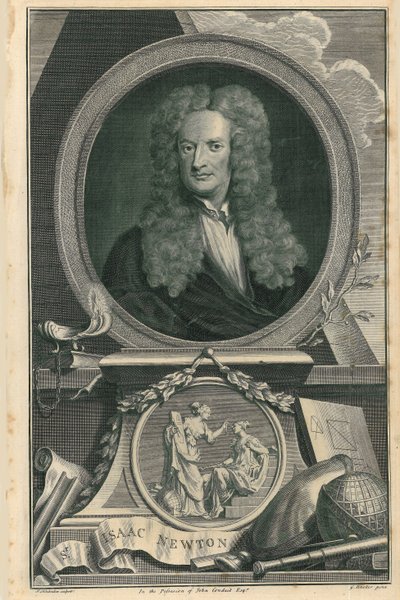 Sir Isaac Newton autorstwa Jacobus Houbracken
