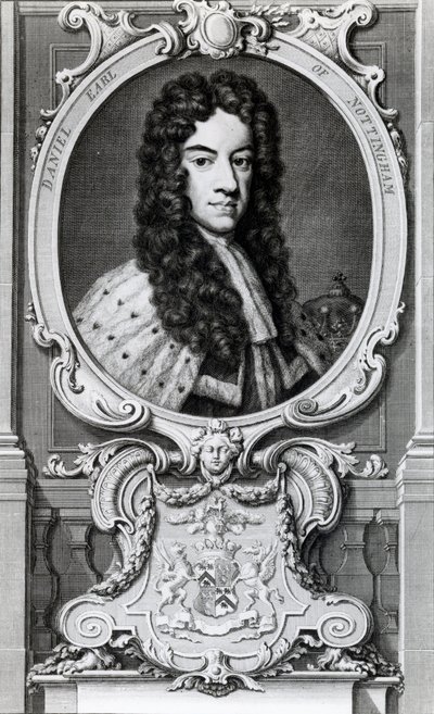 Daniel Finch, 2. hrabia Nottingham i 7. hrabia Winchilsea (1647-1730) autorstwa Jacobus Houbraken