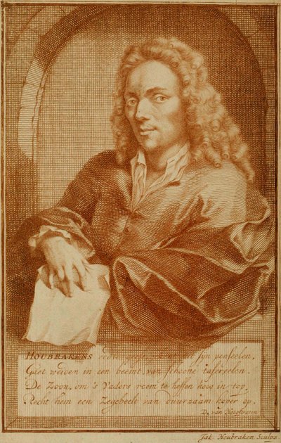 De Groote Schouburgh Der Nederlantsche Konstschilders En Schilderessen 1718 vol 1 portret autora autorstwa Jacobus Houbraken