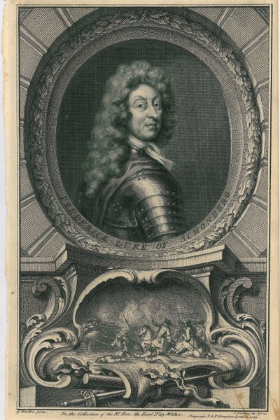Fryderyk, książę Schomberg, 1739 autorstwa Jacobus Houbraken