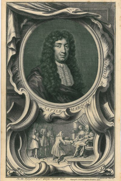 George Savile, markiz Halifax autorstwa Jacobus Houbraken