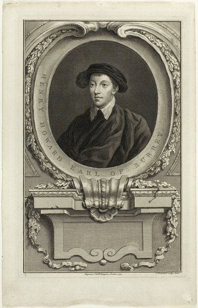 Henry Howard, hrabia Surrey autorstwa Jacobus Houbraken