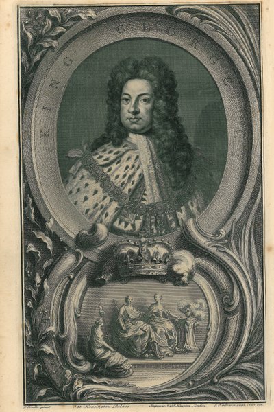 Król Jerzy I autorstwa Jacobus Houbraken