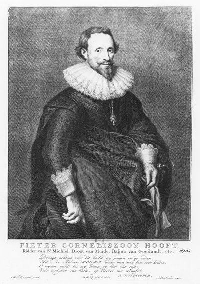 Pieter Corneliszoon Hooft autorstwa Jacobus Houbraken