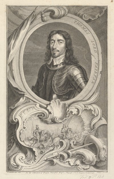 Thomas Fairfax, 3. lord Fairfax z Cameron autorstwa Jacobus Houbraken