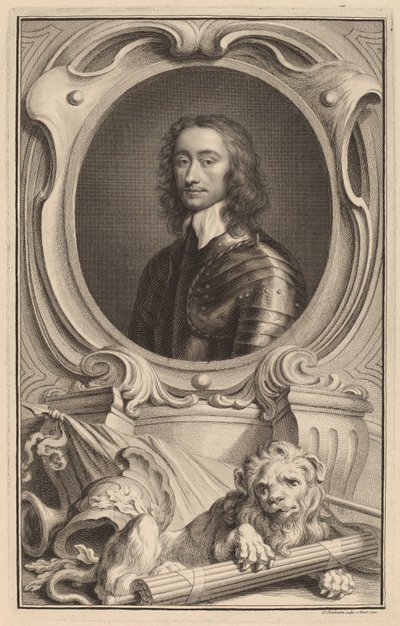 Generał Charles Fleetwood autorstwa Jacobus Houbraken after Robert Walker
