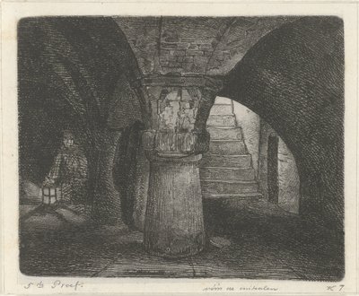 Sklepienie piwnicy autorstwa Jacobus Ludovicus Cornet