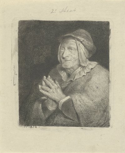 Staruszka autorstwa Jacobus Ludovicus Cornet
