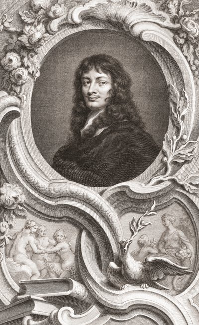 Świątynia Sir Williama autorstwa Jacobus and Vertue George Houbraken